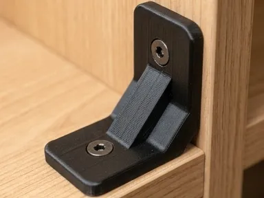 Angle bracket for floating shelves